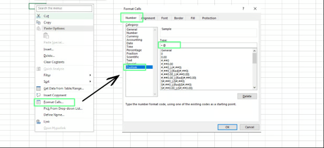 Adicionando marcadores usando a opção de formatação de células no Excel