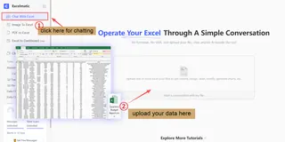 Step 1: Upload your data