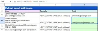 GPT_EXTRACT() in action