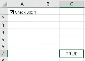 확인란의 셀 연결 13