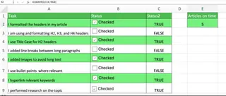 COUNTIF()로 확인란 개수 세기 16