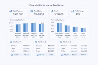 Multi-Platform Financial Overview Dashboard Multi-Platform Financial Overview Dashboard