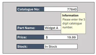 Setting up data validation for text length in Excel