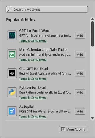 Una cinta de opciones de Excel abarrotada mostrando múltiples pestañas de complementos de terceros.