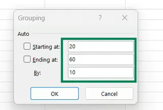 Regroupement du Tableau Croisé Dynamique 8
