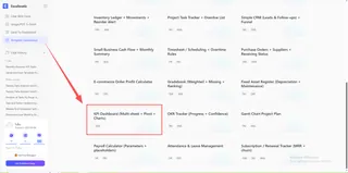 KPIダッシュボード KPIダッシュボード