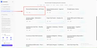 予算トラッカーのショーケース