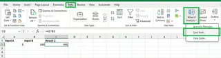 Selecting Goal Seek in Excel 2 Selecting Goal Seek in Excel 2