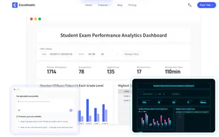Excelmatic: excel to dashboard