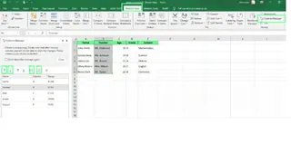 在 Excel 中使用欄位管理員移動欄位。 9