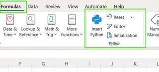 ExcelでPythonを有効化する。 1
