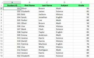選取資料範圍 4