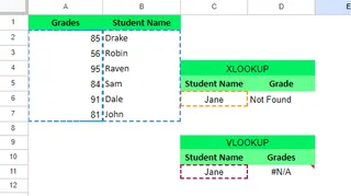 XLOOKUP can return a custom message when a value isn