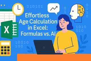 Effortless Age Calculation in Excel: Formulas vs. AI Effortless Age Calculation in Excel: Formulas vs. AI