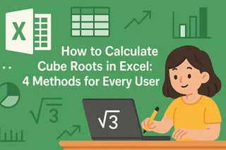 Como Calcular Raízes Cúbicas no Excel :4 Métodos para Todos os Usuários