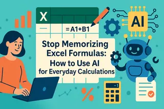 Pare de Memorizar Fórmulas do Excel: Como Usar IA para Cálculos do Dia a Dia