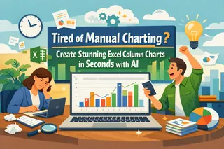 Tired of Manual Charting? Create Stunning Excel Column Charts in Seconds with AI