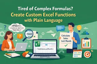 Cansado de Fórmulas Complexas? Crie Funções Personalizadas do Excel com Linguagem Simples