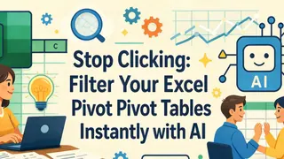 Stop Clicking: Filter Your Excel Pivot Tables Instantly with AI
