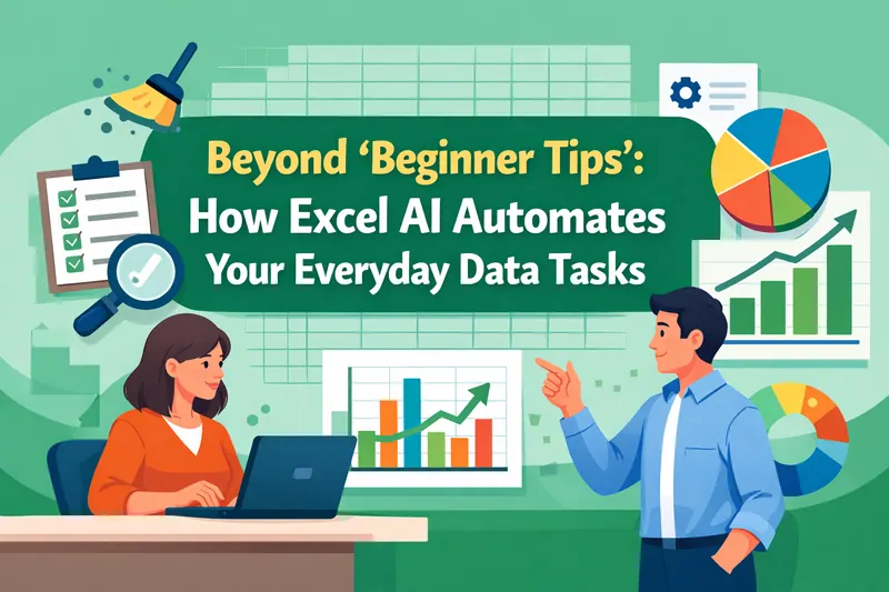 Reducing manual Excel work with AI-powered automation