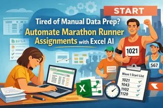 Tired of Manual Data Prep? Automate Marathon Runner Assignments with Excel AI