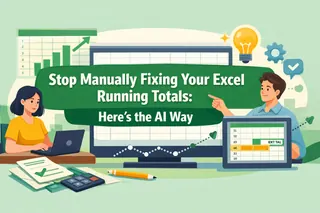Stop Manually Fixing Your Excel Running Totals: Here's the AI Way