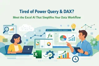 Müde von Power Query & DAX? Lernen Sie die Excel-KI kennen, die Ihren Daten-Workflow vereinfacht