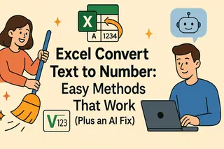 Excel 文字轉數字：實用簡易方法（含 AI 解決方案）