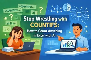 COUNTIFS関数との格闘はもう終わり：AIでExcelのあらゆるものをカウントする方法