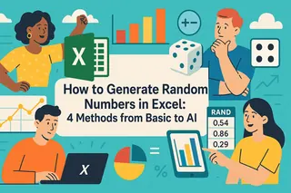 Como Gerar Números Aleatórios no Excel: 4 Métodos do Básico à IA