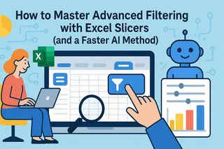 掌握 Excel 切片器進階篩選技巧（及更快的 AI 方法）