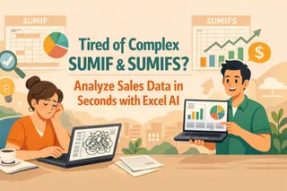 Cansado de SUMIF e SUMIFS complexos? Analise dados de vendas em segundos com a IA do Excel