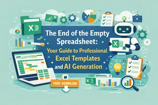 La fin du tableur vierge : votre guide des modèles Excel professionnels et de la génération AI