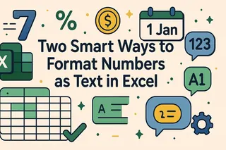 Duas Maneiras Inteligentes de Formatar Números como Texto no Excel