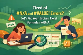 #N/A と #VALUE! エラーにうんざり？AIで壊れたExcel数式を修正