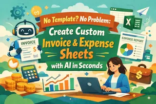 No Template? No Problem: Create Custom Invoice & Expense Sheets with AI In Seconds