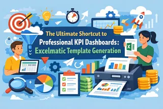 The Ultimate Shortcut to Professional KPI Dashboards: Excelmatic Template Generation