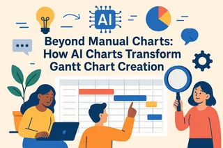 Jenseits manueller Diagramme: Wie KI-Diagramme die Gantt-Diagrammerstellung transformieren