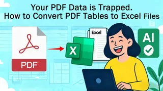 Ihre PDF-Daten sind gefangen. So konvertieren Sie PDF-Tabellen mit KI-Tools genau in Excel-Dateien