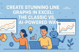 Erstellen Sie beeindruckende Liniendiagramme in Excel: Der klassische vs. der KI-gestützte Weg