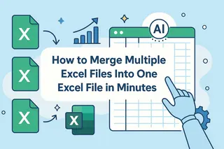Como mesclar vários arquivos Excel em um arquivo Excel em minutos