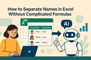 Como Separar Nomes no Excel Sem Fórmulas Complicadas