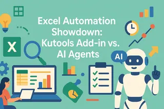 Excel 自動化對決：Kutools 增益集 vs. AI 代理程式
