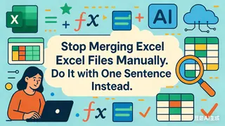 Deja de combinar archivos de Excel manualmente. Hazlo con una sola frase.