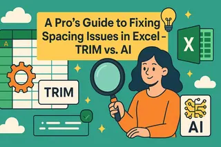 Guia Profissional para Corrigir Problemas de Espaçamento no Excel - TRIM vs. IA