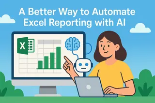 Uma Maneira Melhor de Automatizar Relatórios do Excel com IA