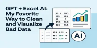 GPT + Excel AI：我最愛的髒資料清理與視覺化方法
