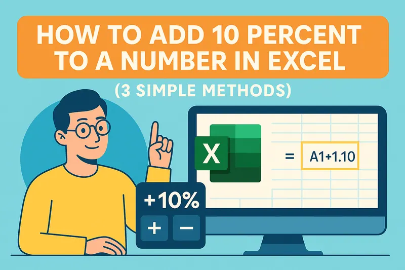 How To Add 10 Percent To A Number