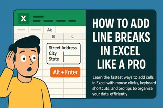 Como Adicionar uma Nova Linha em uma Célula do Excel