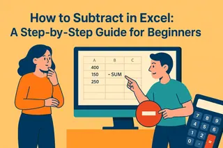 Como Subtrair no Excel: Um Guia Passo a Passo para Iniciantes